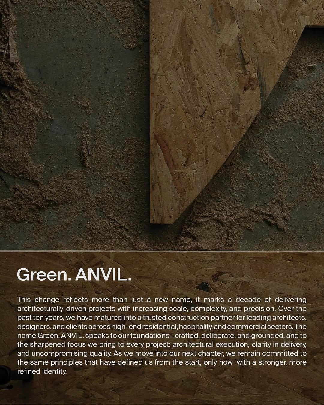 Post 8 by Green. ANVIL. on Instagram (image)