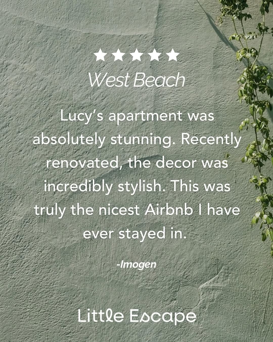 Post 6 by Little Escape • Boutique Holiday Accommodation on Instagram (image)