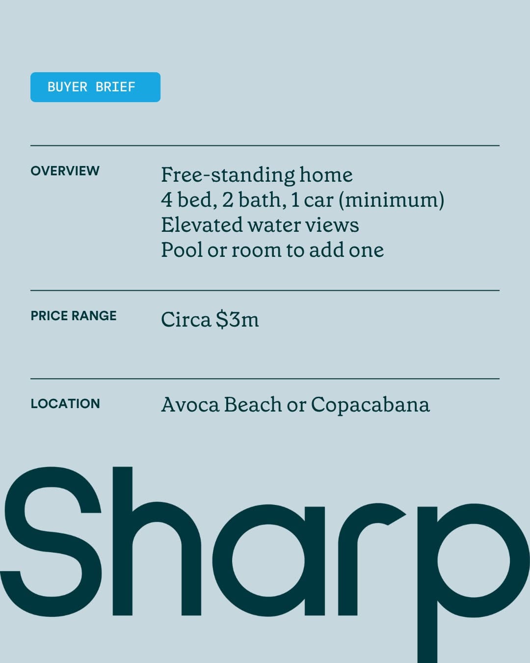 Post 2 by Sharp Property Buyers • Independent Buyers Agency on Instagram (image)