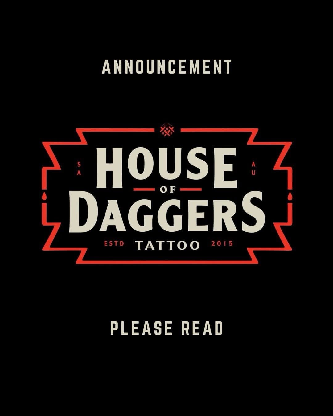 Post 8 by HOUSE OF DAGGERS on Instagram (carousel)