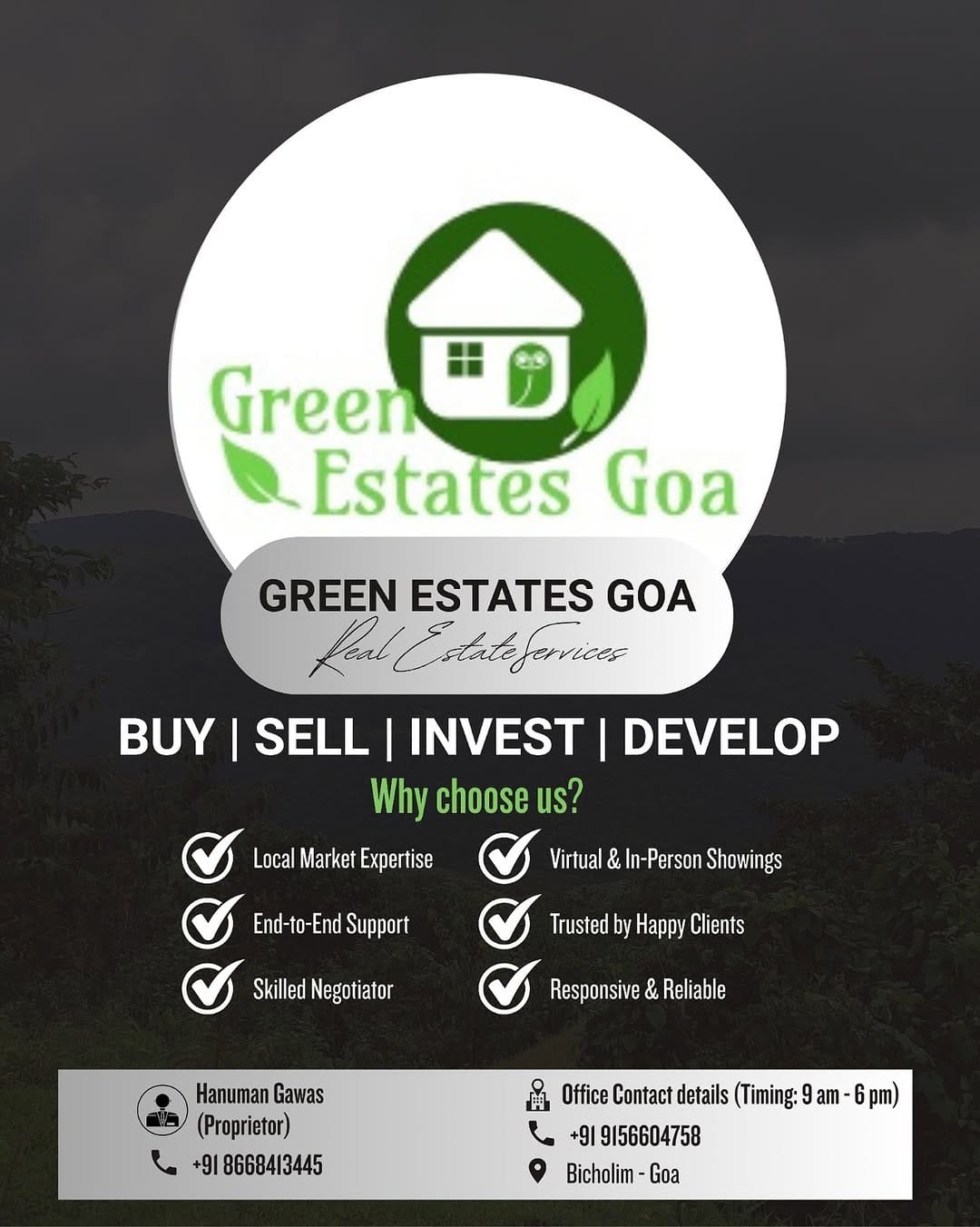 Post 10 by Green Estates Goa on Instagram (image)