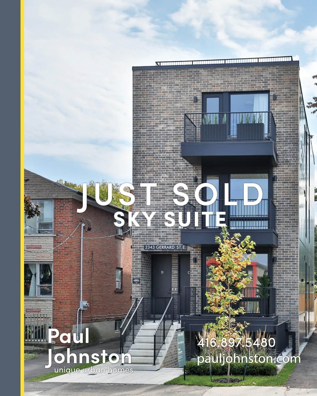 Post 8 by Paul Johnston | unique urban homes on Instagram (image)