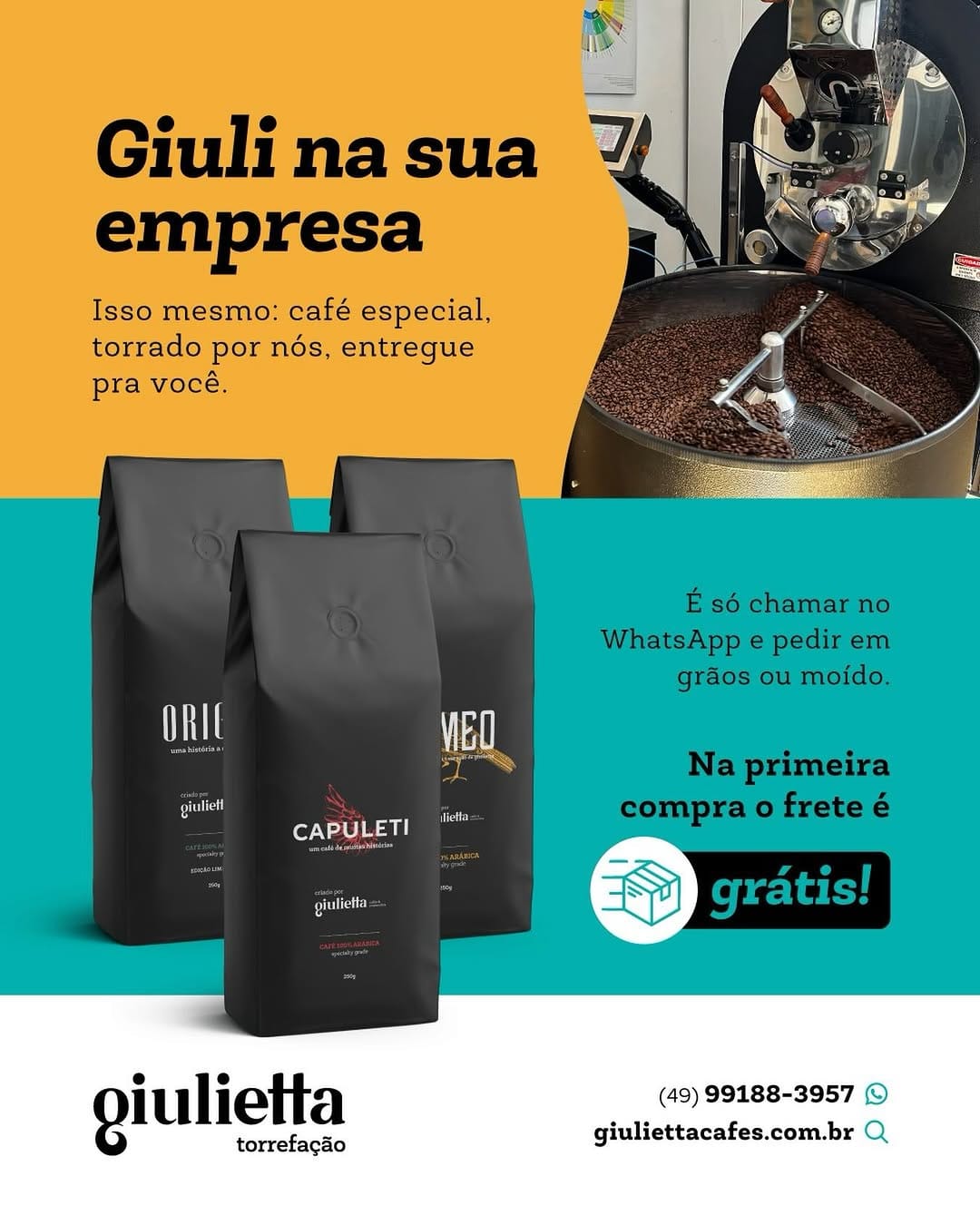 Post 8 by Giulietta Cafés on Instagram (image)