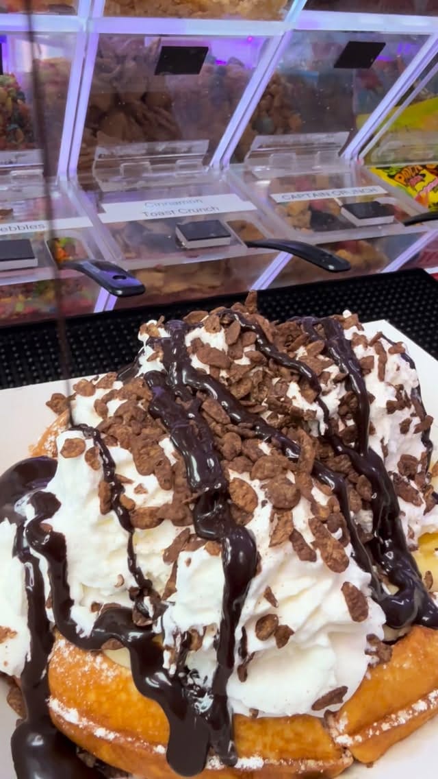 Post 3 by Lucy's Waffles & Ice Cream on Instagram (video)