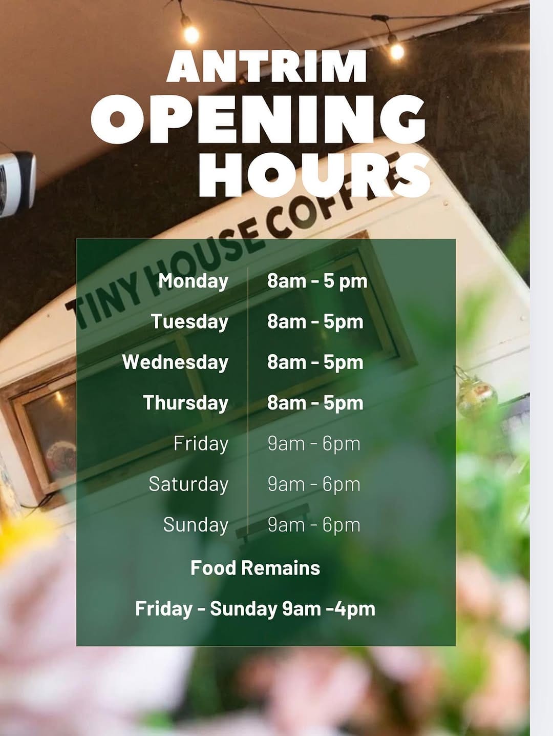 Post 9 by Tiny House Coffee on Instagram (image)