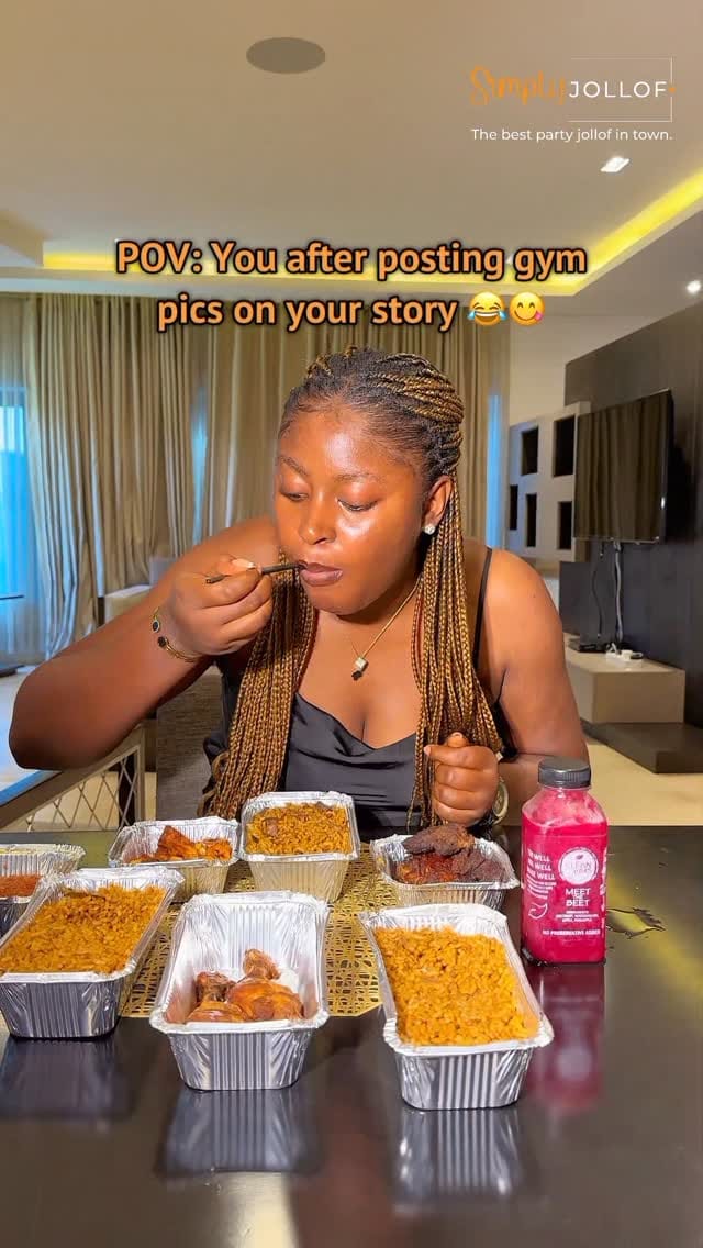 Post 5 by The Best Party Jollof in Town on Instagram (video)