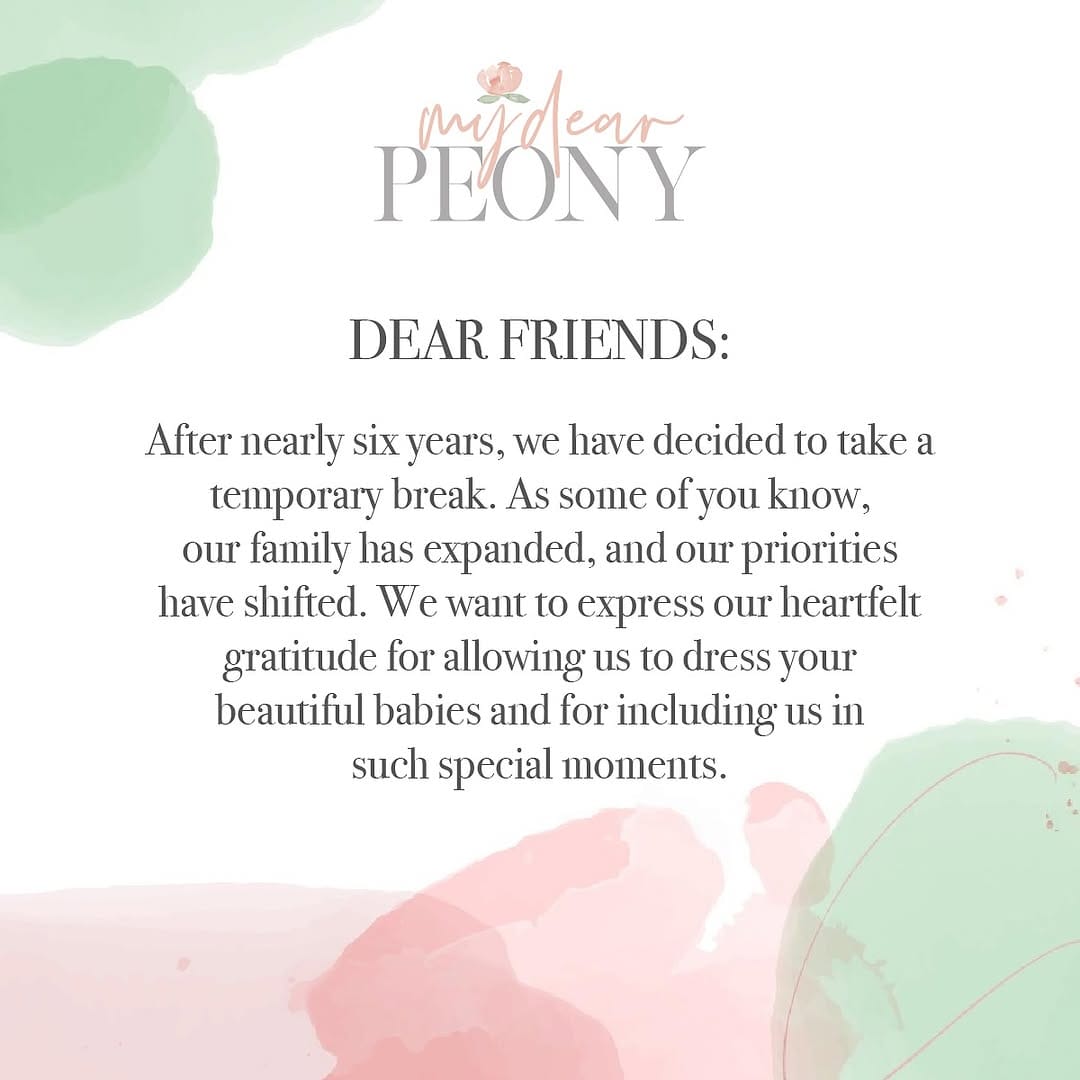 Post 1 by My Dear Peony on Instagram (carousel)