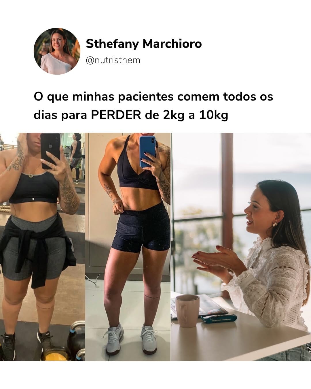 Post 9 by Sthefany Marchioro | Nutricionista Emagrecimento on Instagram (carousel)