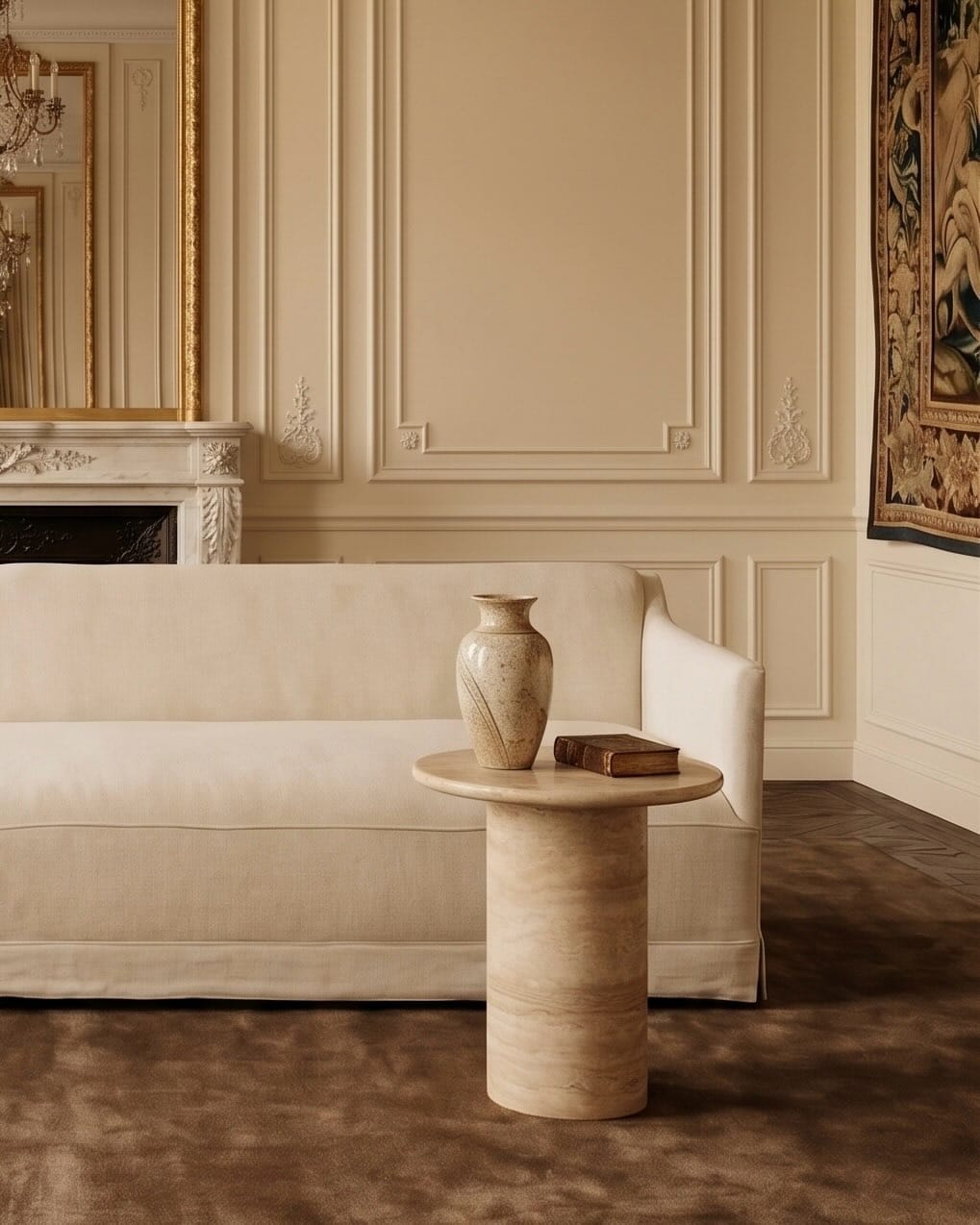 Post 5 by TALKA - mobilier haut de gamme en travertin et marbre on Instagram (carousel)
