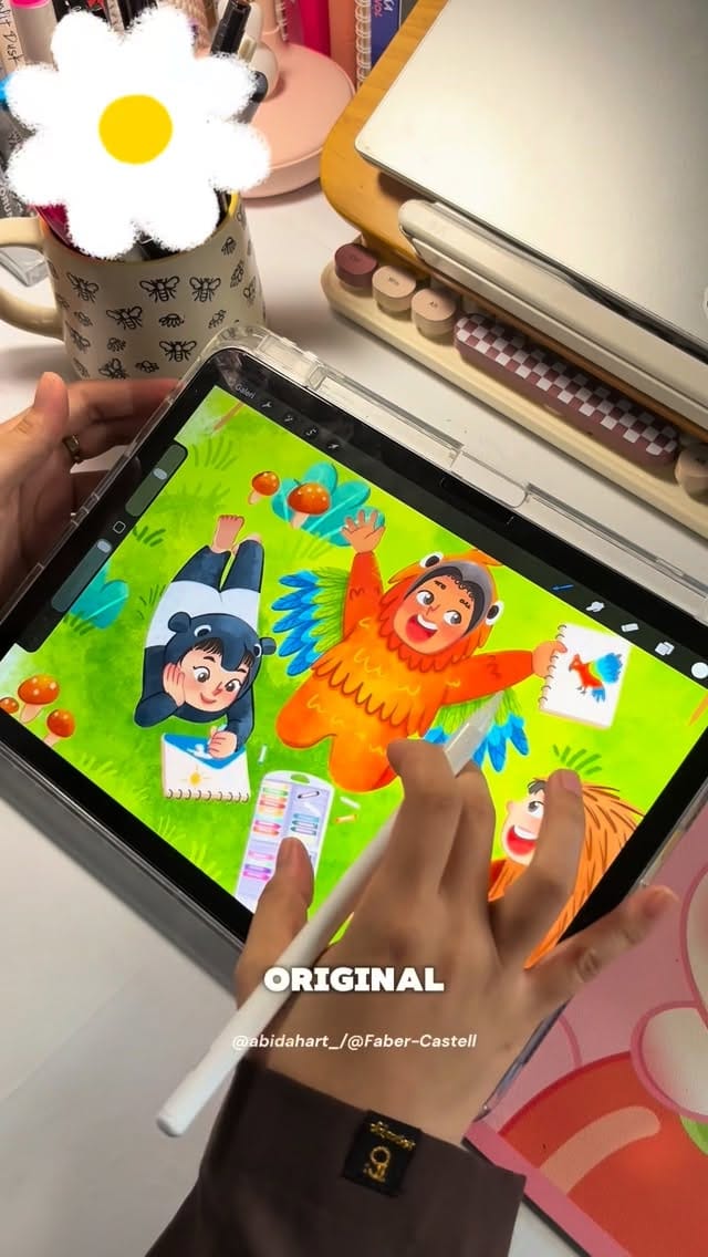 Post 2 by Abidah Nur Rahmah| Ilustrator on Instagram (video)