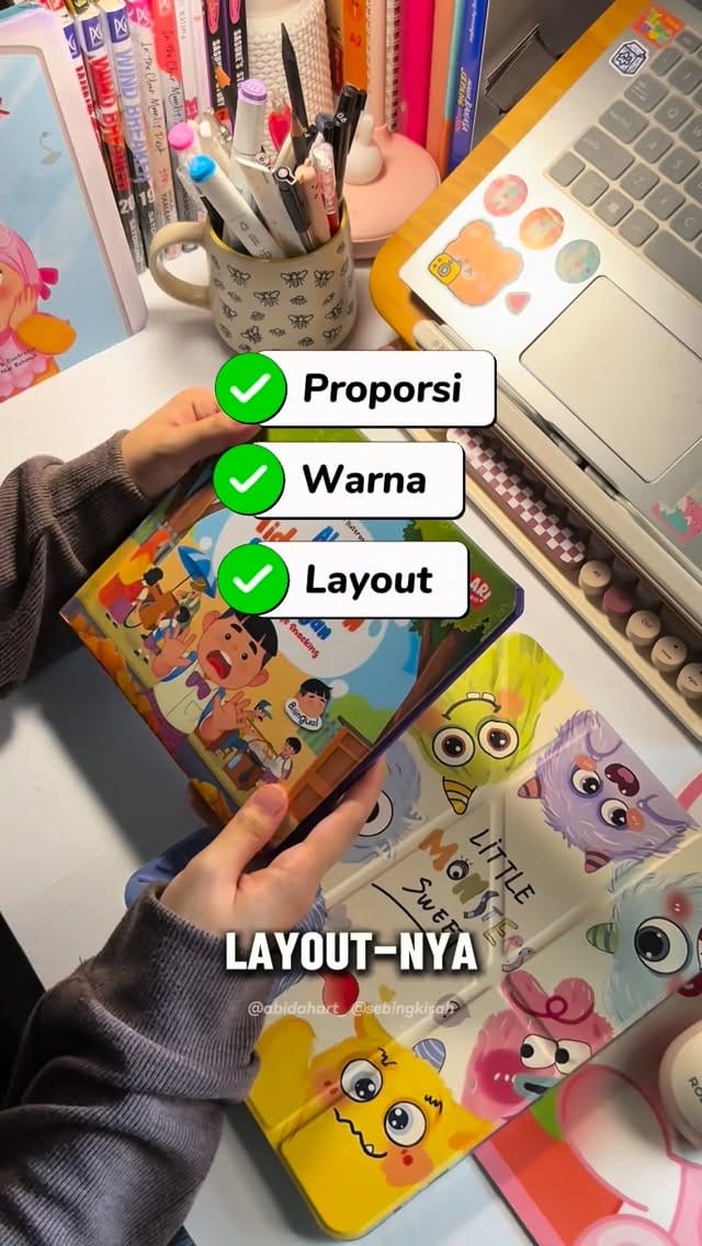Post 5 by Abidah Nur Rahmah| Ilustrator on Instagram (video)