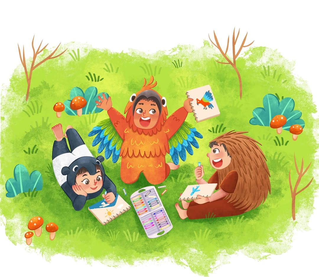 Post 1 by Abidah Nur Rahmah| Ilustrator on Instagram (image)