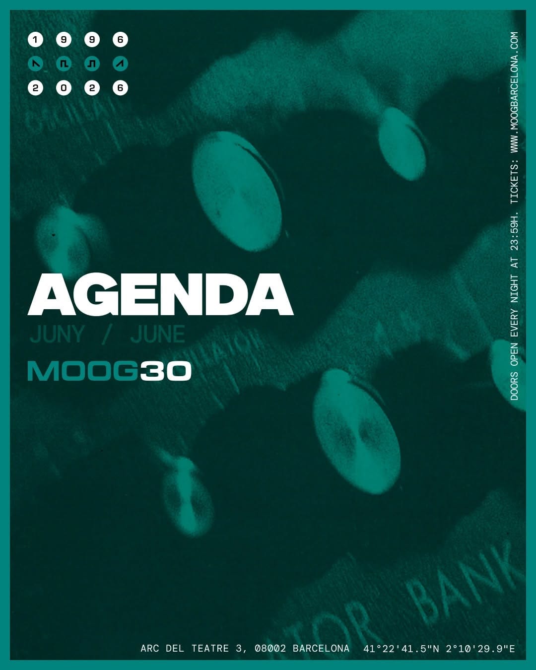 Post 5 by Moog Barcelona Techno Club on Instagram (carousel)