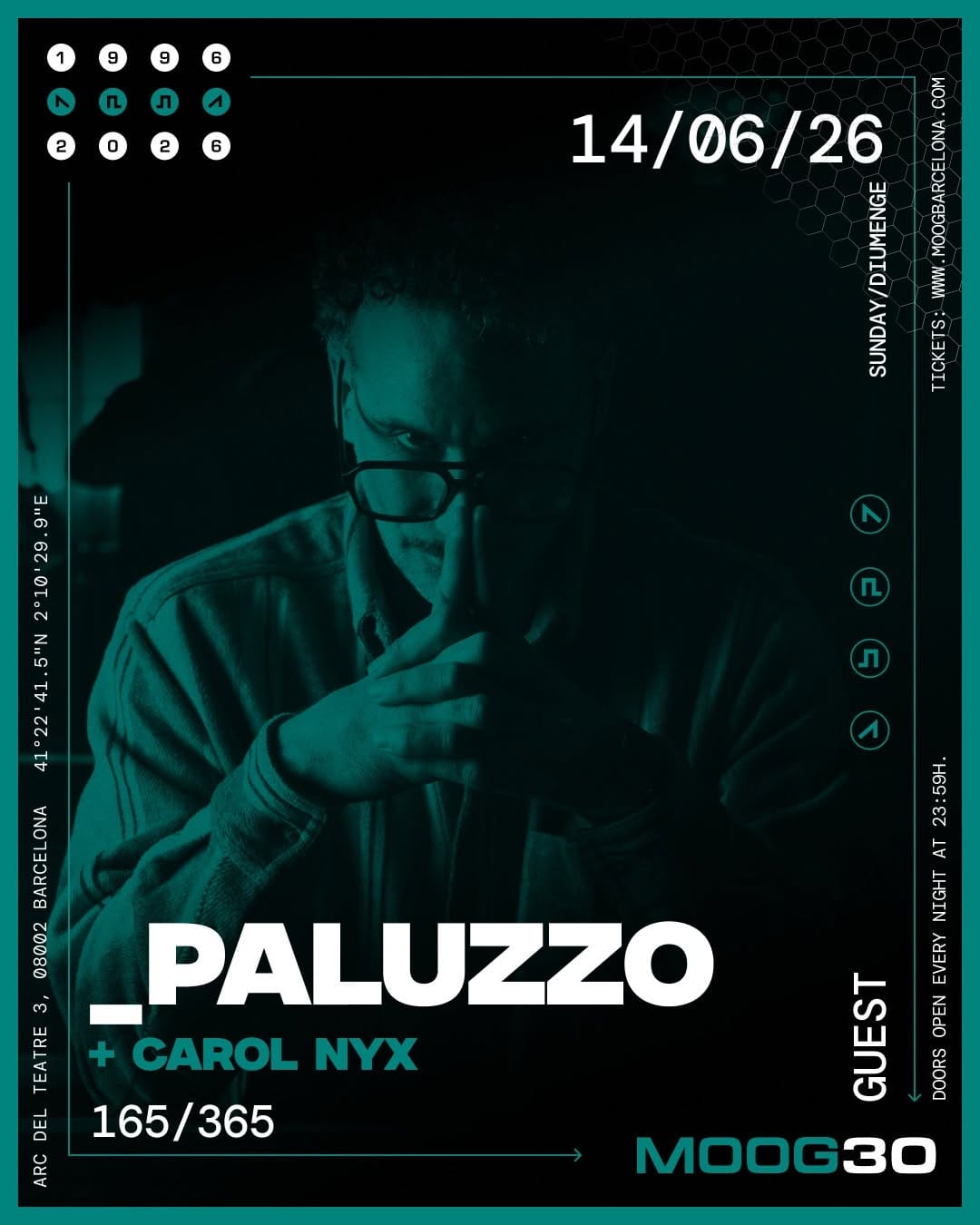 Post 1 by Moog Barcelona Techno Club on Instagram (carousel)