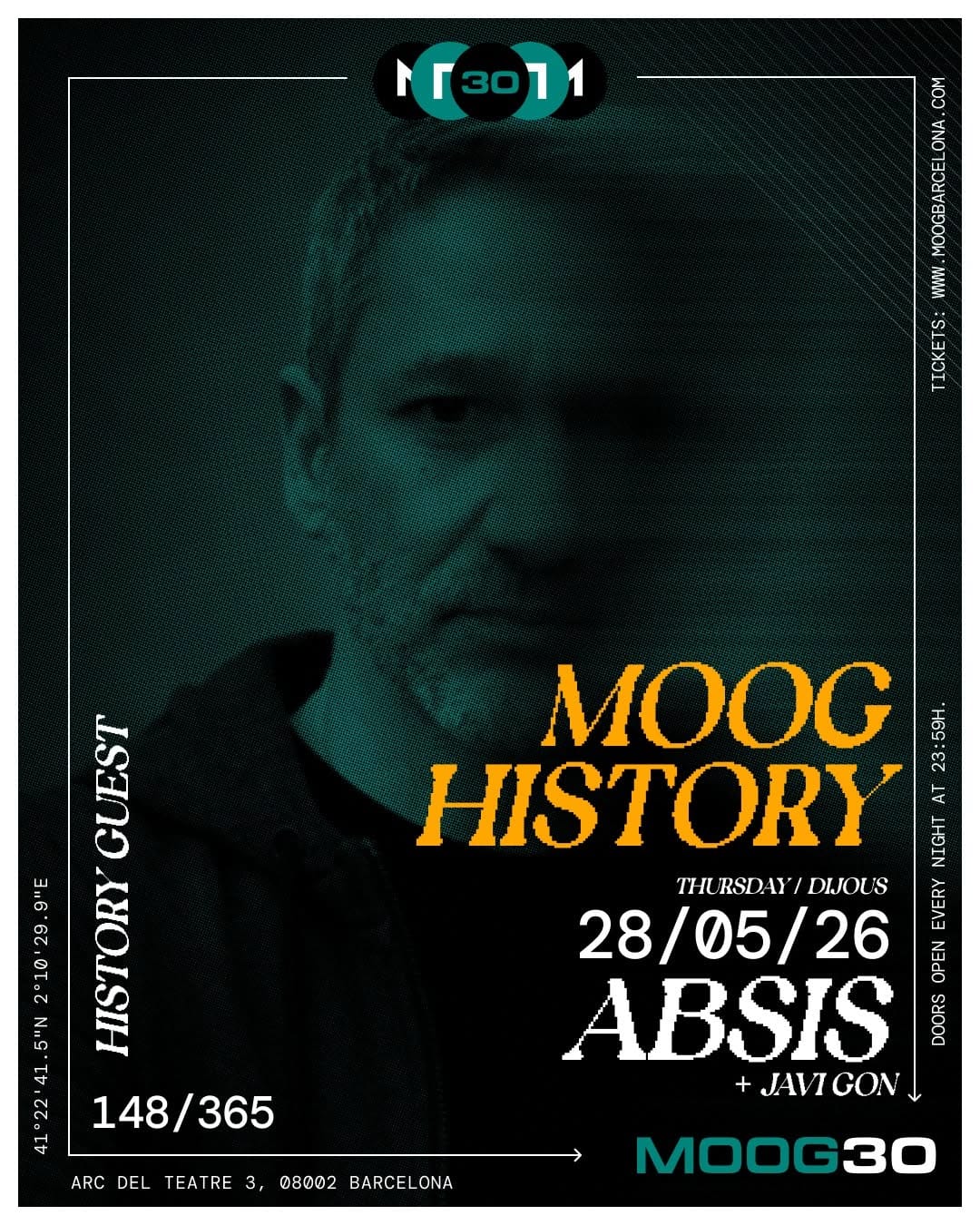 Post 8 by Moog Barcelona Techno Club on Instagram (carousel)