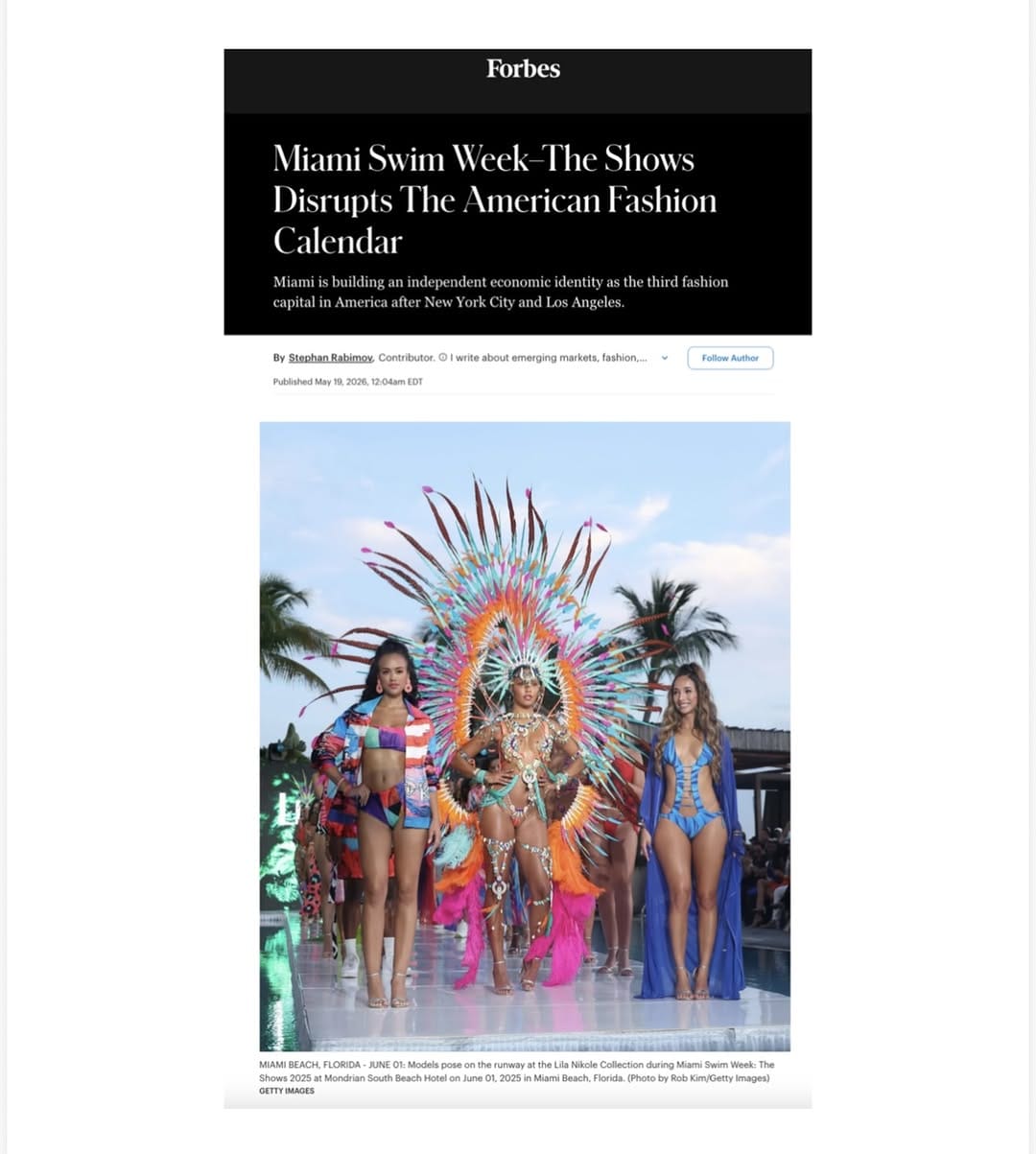 Post 8 by Miami Swim Week®️- The Shows on Instagram (carousel)