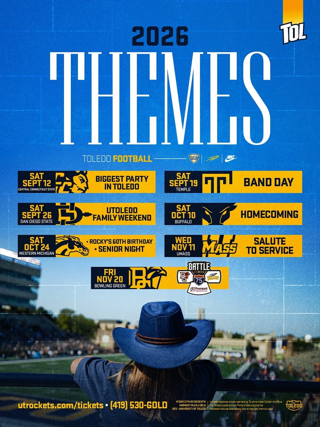 Post 2 by Toledo Football on Instagram (image)