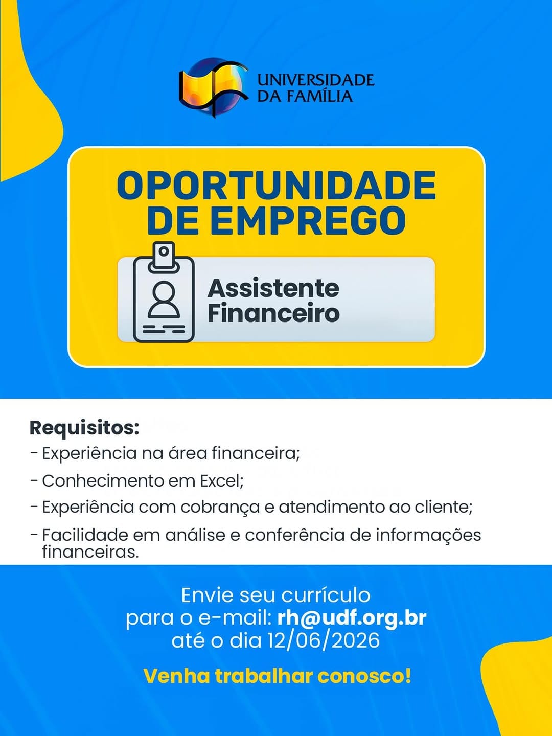 Post 1 by Universidade da Família on Instagram (image)