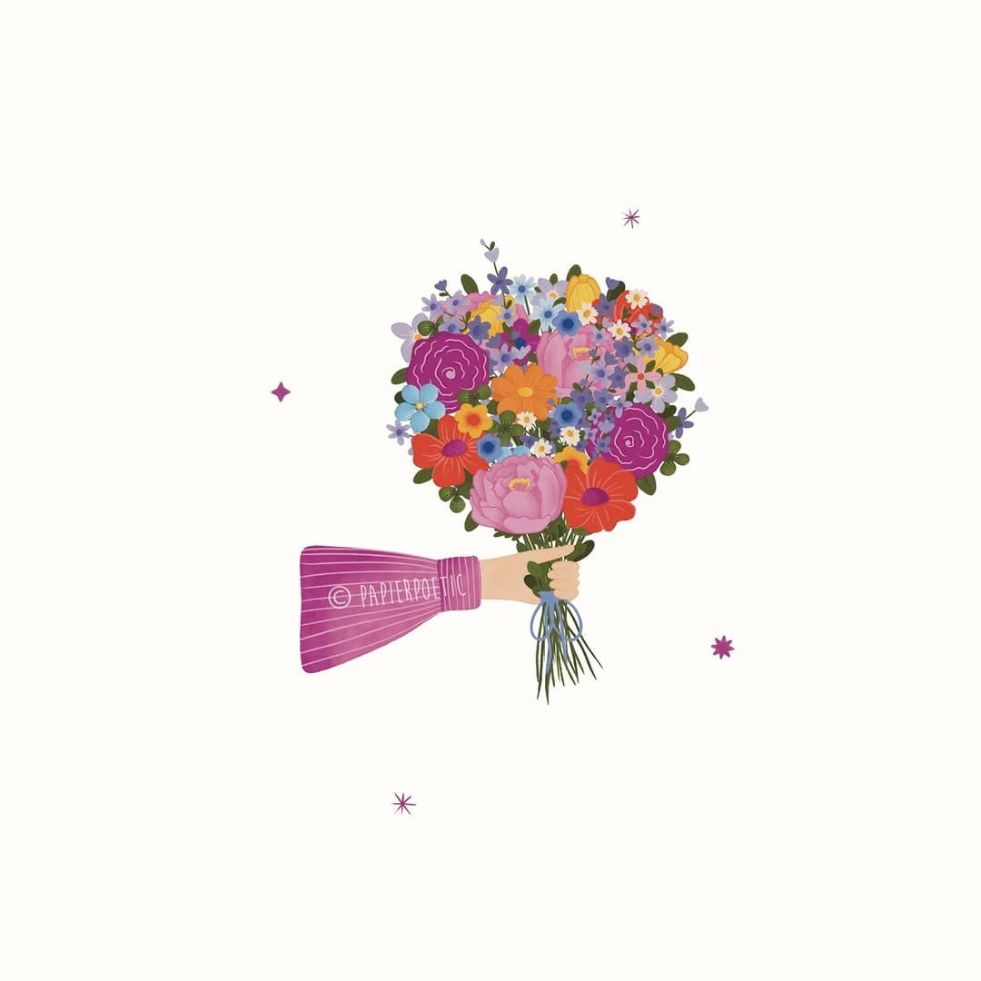Post 9 by Papier Poetic® • Illustration • Papeterie on Instagram (carousel)