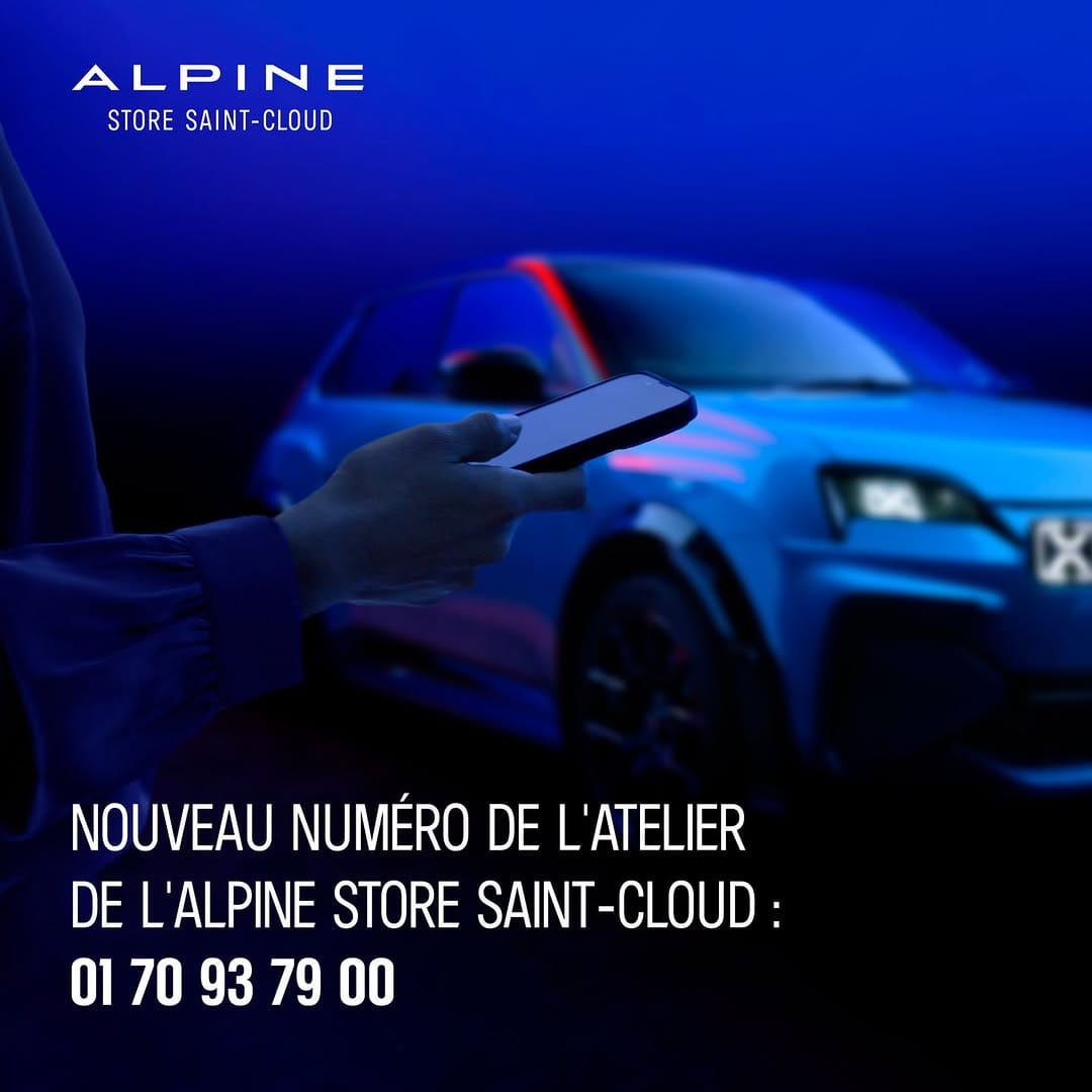 Post 7 by Alpine Paris Ouest on Instagram (image)