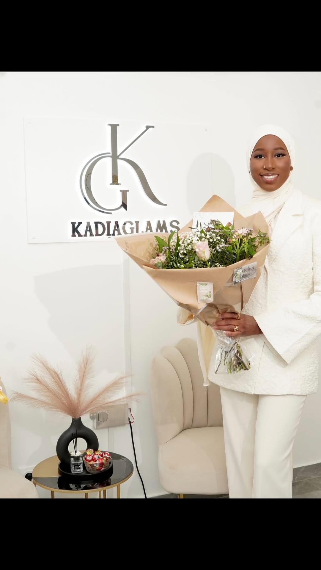 Post 4 by KadiaGlams Makeup on Instagram (video)