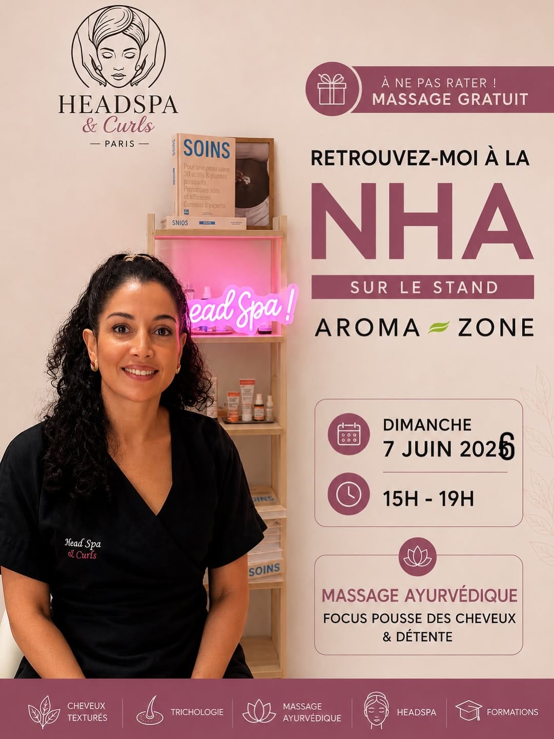 Post 1 by 1er HeadSpa & Curls inclusif de France 🇫🇷 💆🏽‍♀️ on Instagram (image)