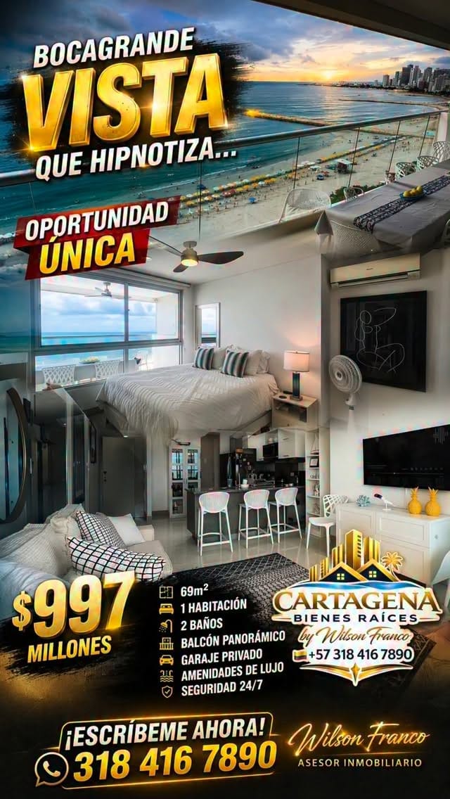Post 8 by Wilson Franco | Bienes Raíces | Cartagena | Inmobiliaria on Instagram (video)
