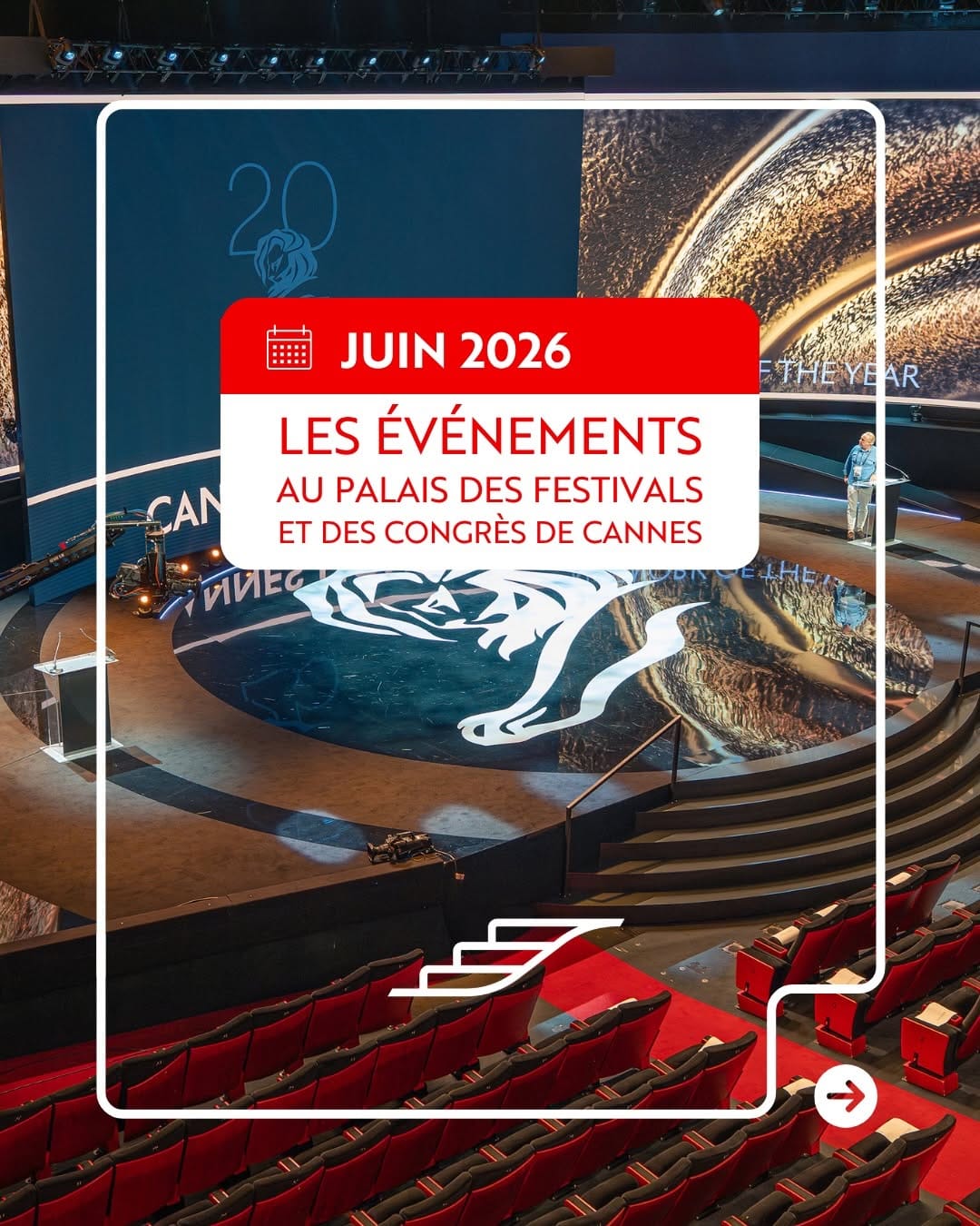 Post 3 by Palais des Festivals, Cannes on Instagram (carousel)