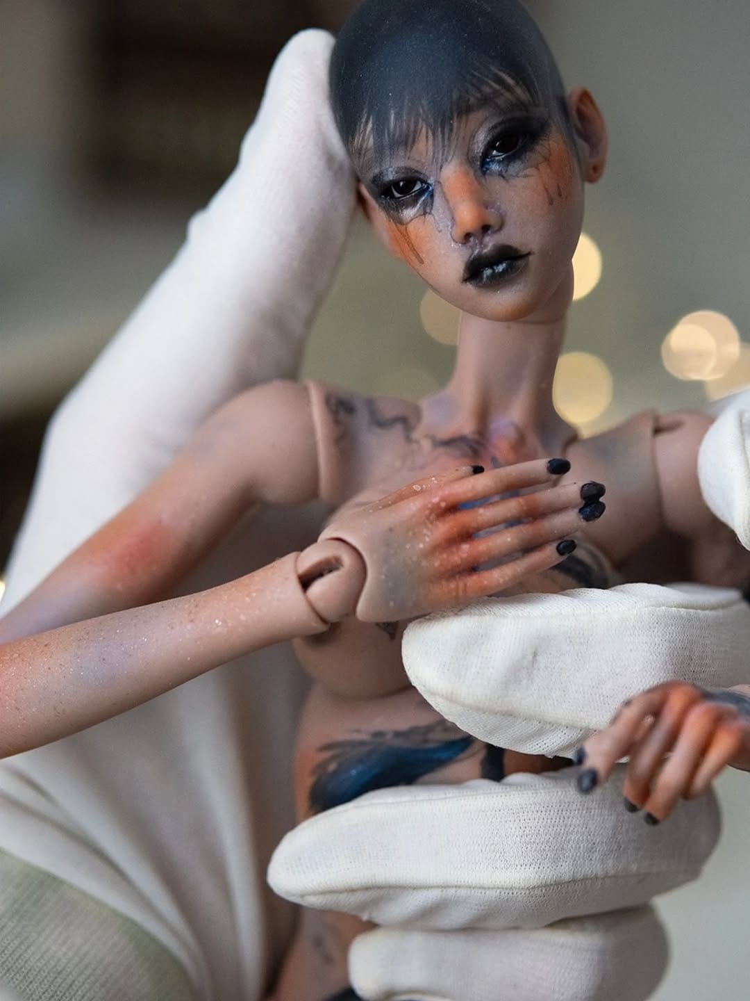 Post 6 by Koala Krash  |  BJD make-up artist on Instagram (carousel)