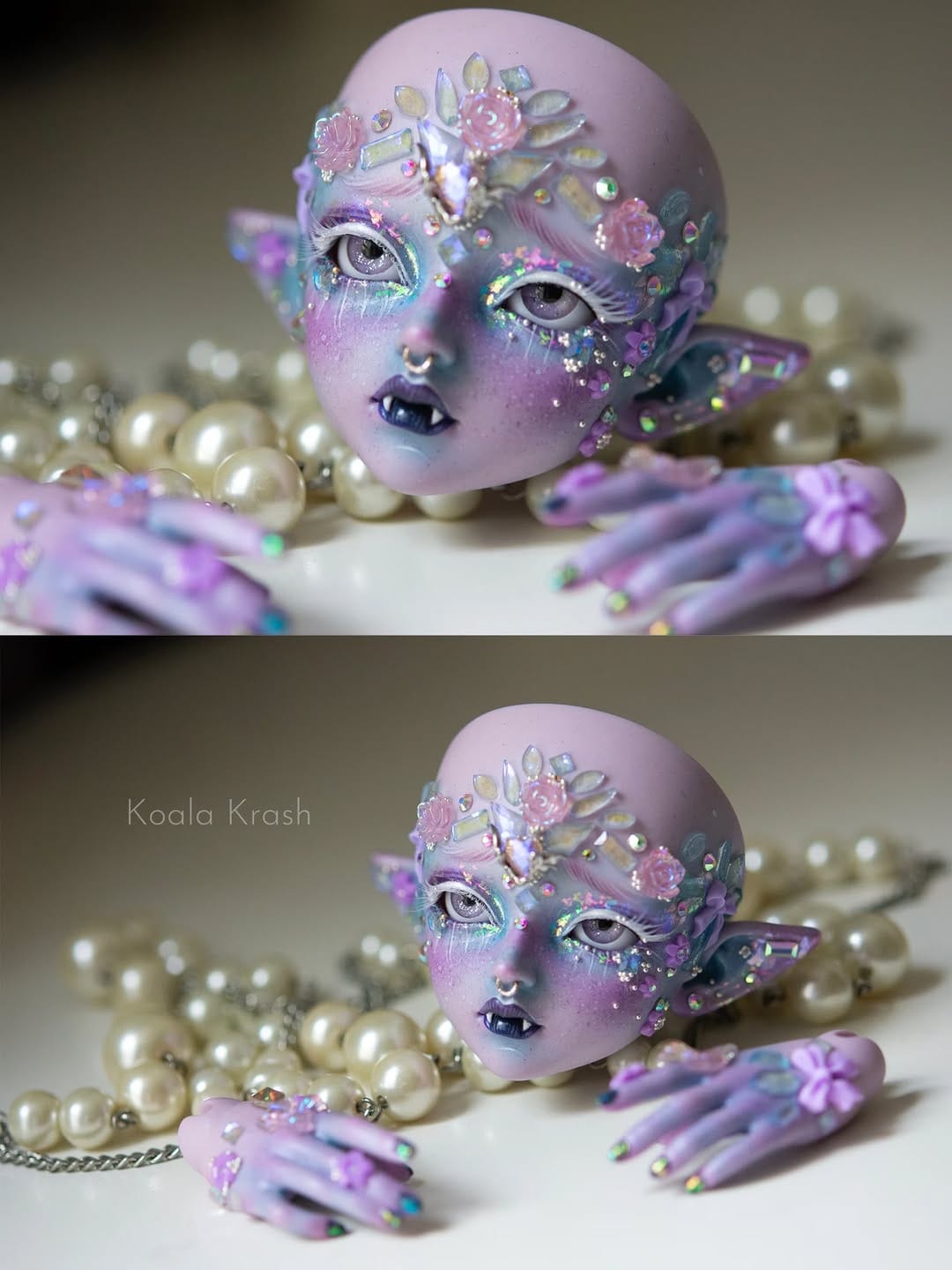 Post 8 by Koala Krash  |  BJD make-up artist on Instagram (carousel)