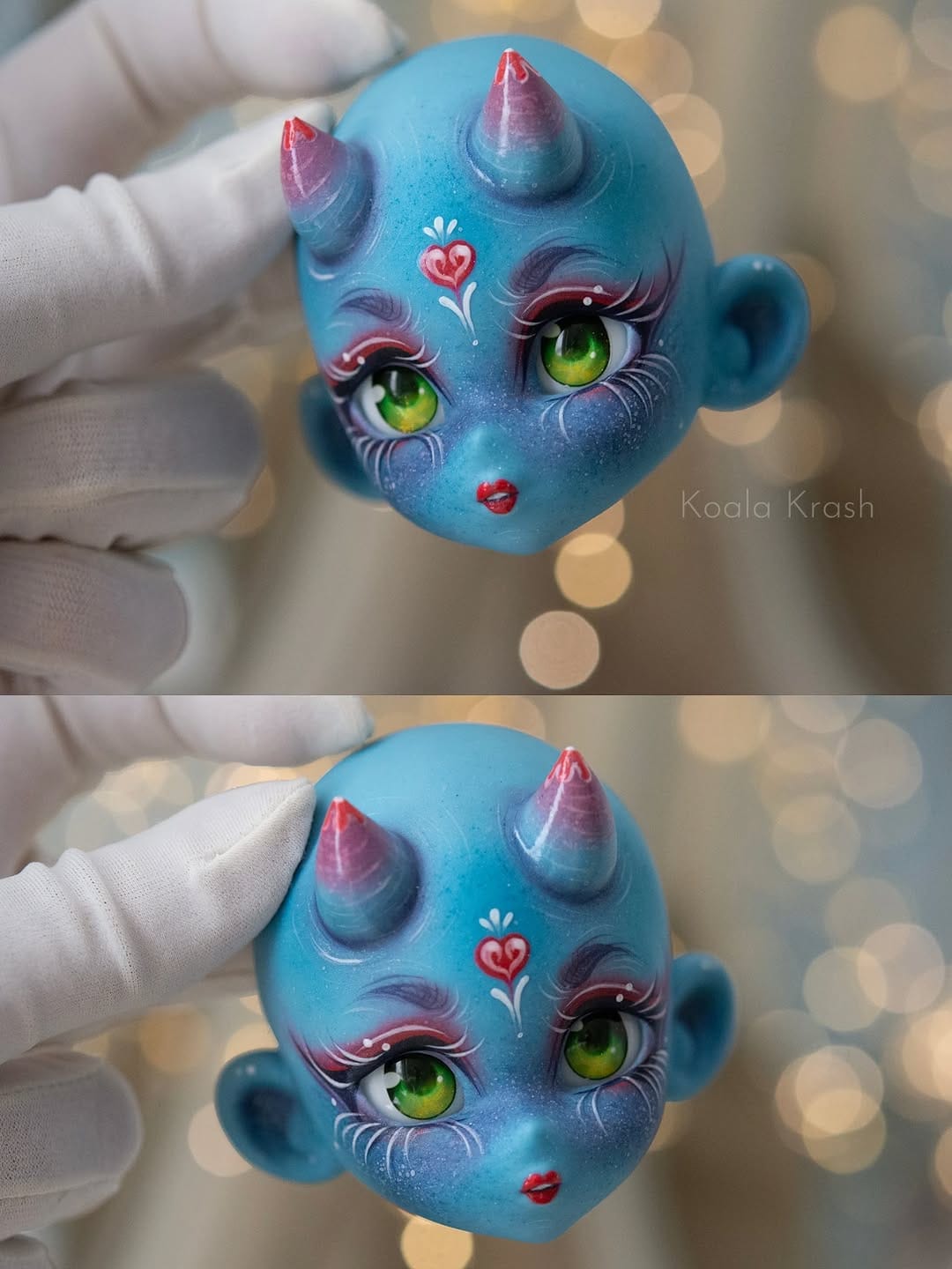 Post 7 by Koala Krash  |  BJD make-up artist on Instagram (carousel)