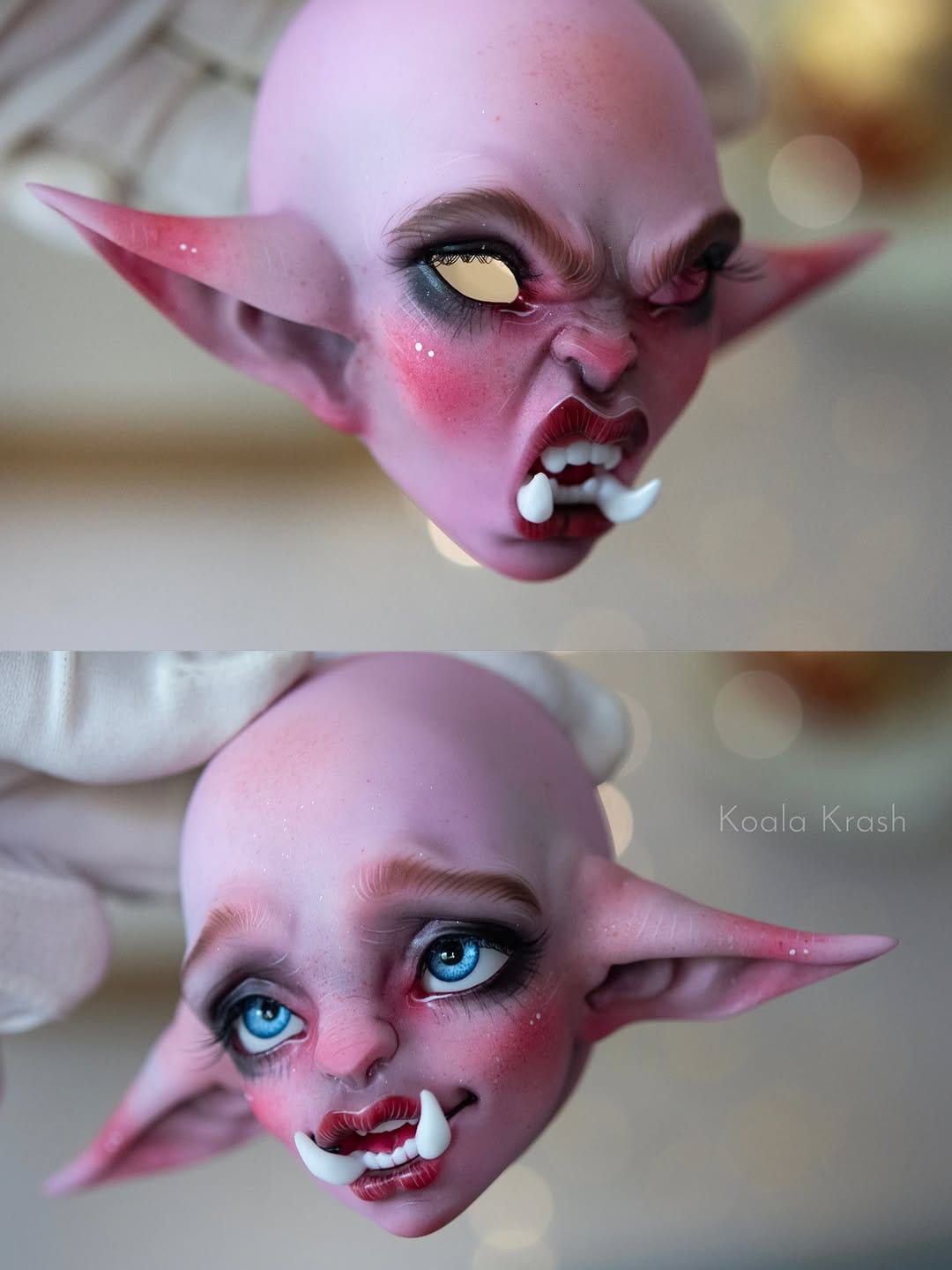 Post 2 by Koala Krash  |  BJD make-up artist on Instagram (carousel)