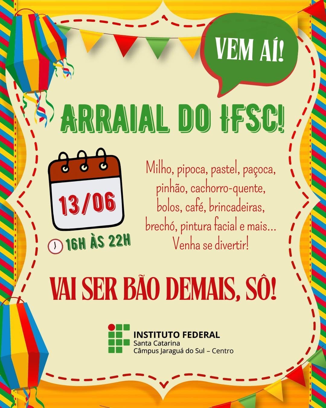 Post 6 by IFSC Jaraguá (Centro e Rau) on Instagram (image)