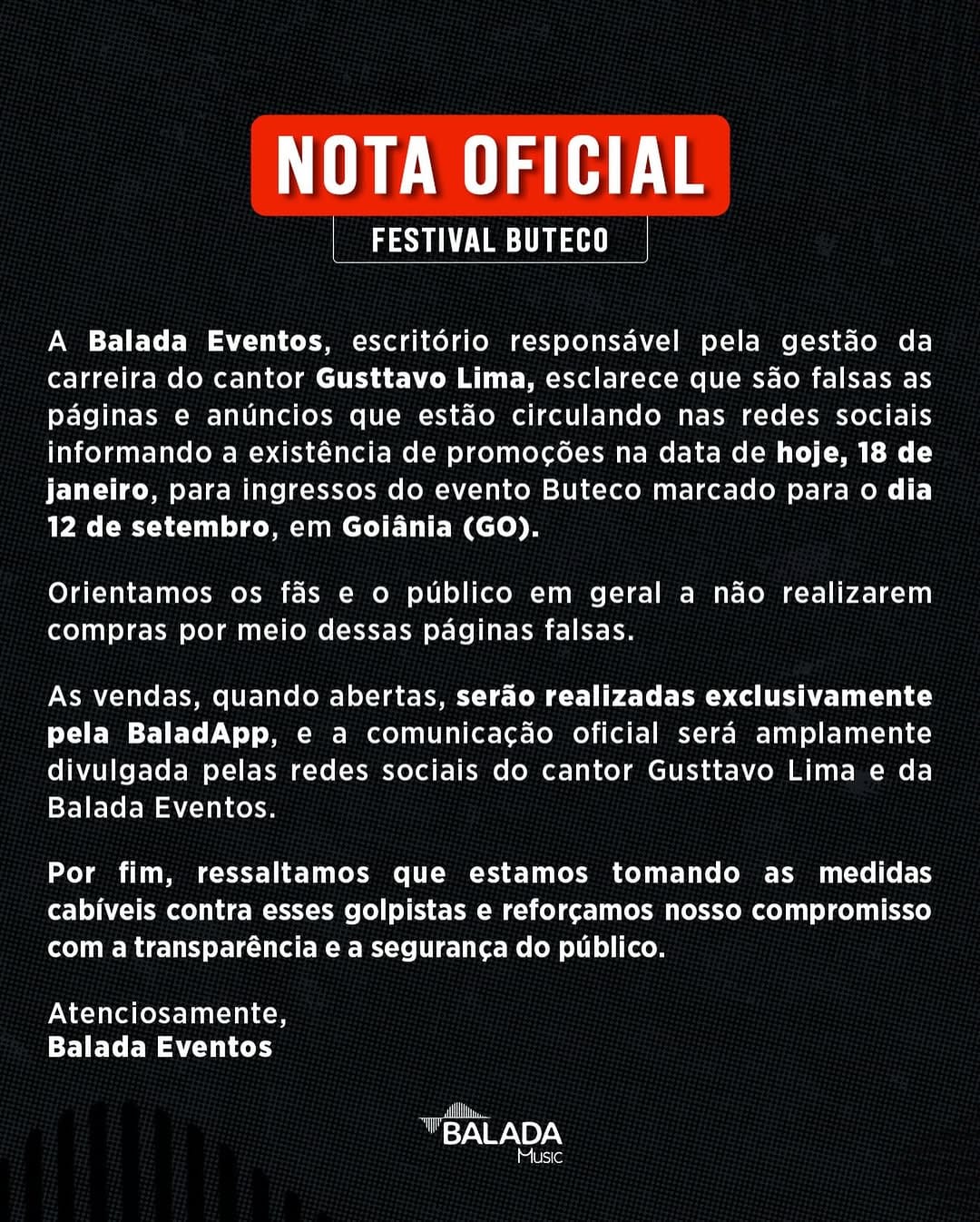 Post 8 by Buteco | Festival on Instagram (image)