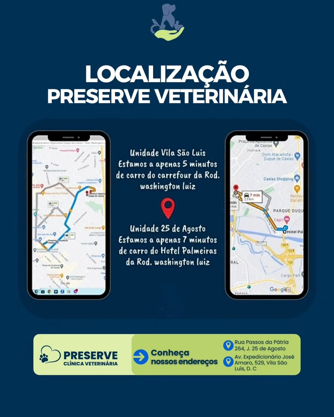 Post 10 by Preserve Veterinária on Instagram (image)