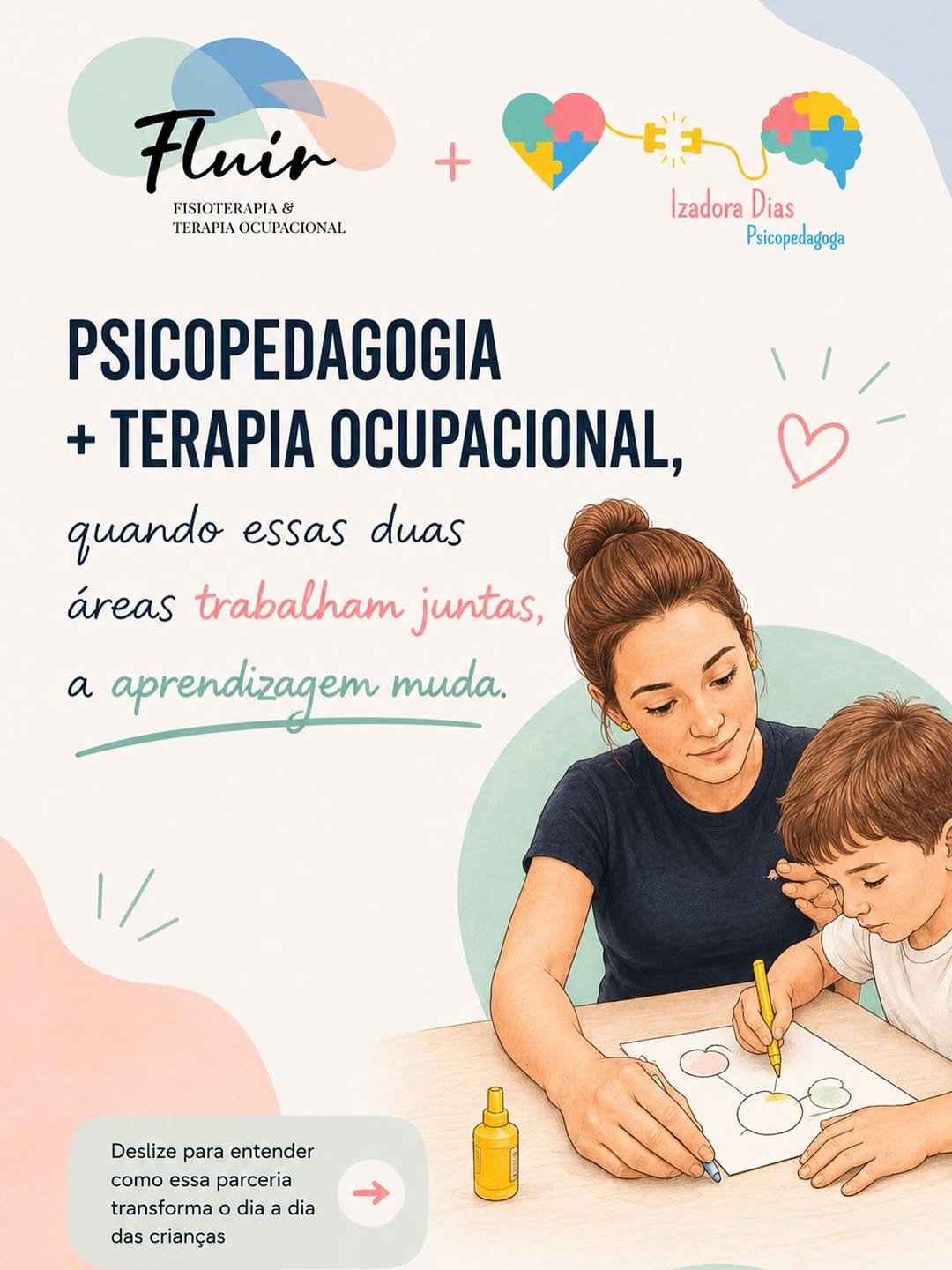 Post 3 by Clínica Fluir | Fisioterapia CME e Terapia Ocupacional on Instagram (carousel)