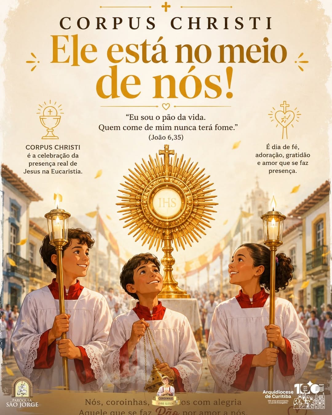 Post 2 by Paróquia São Jorge Curitiba on Instagram (image)