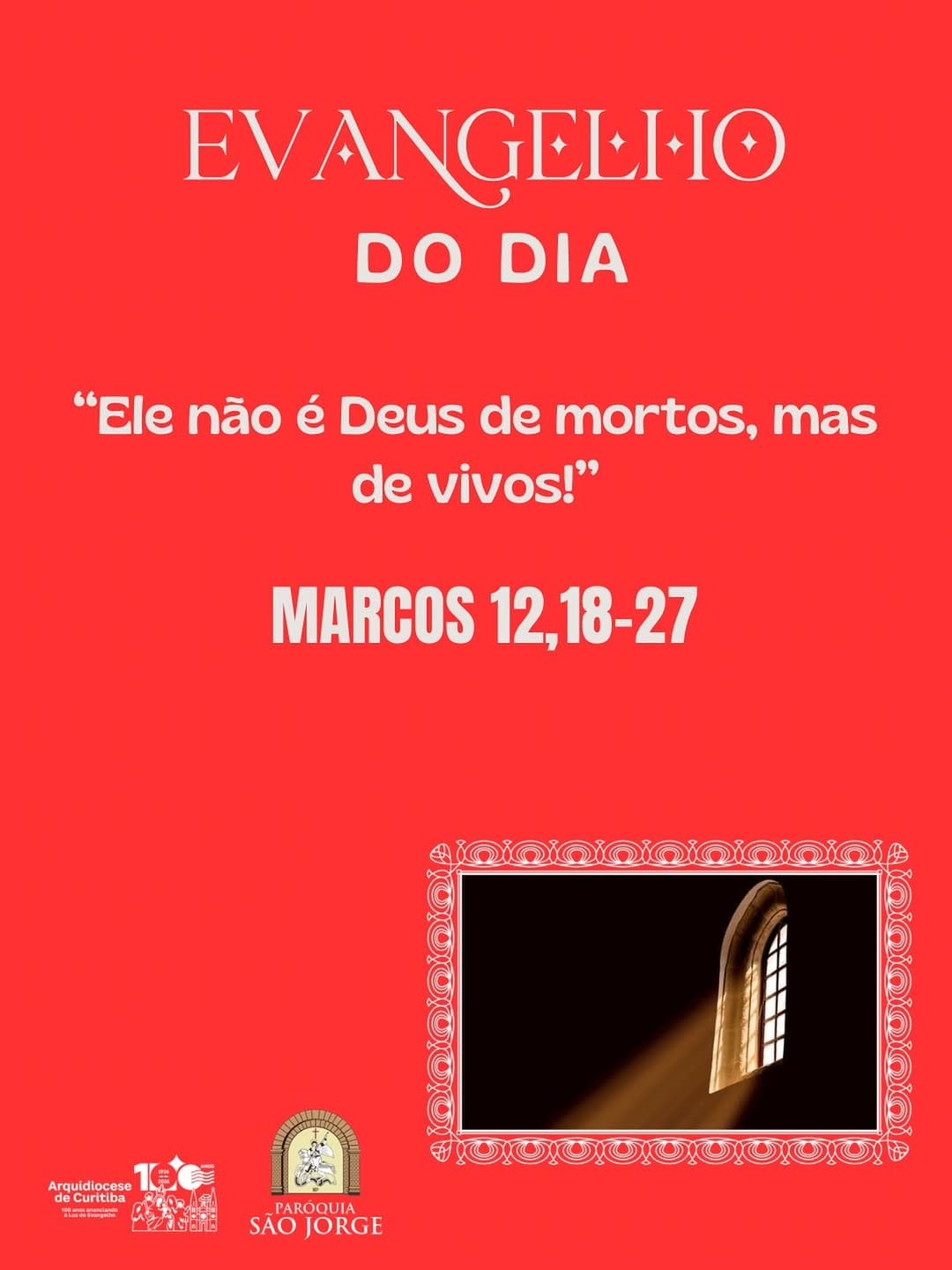 Post 7 by Paróquia São Jorge Curitiba on Instagram (image)