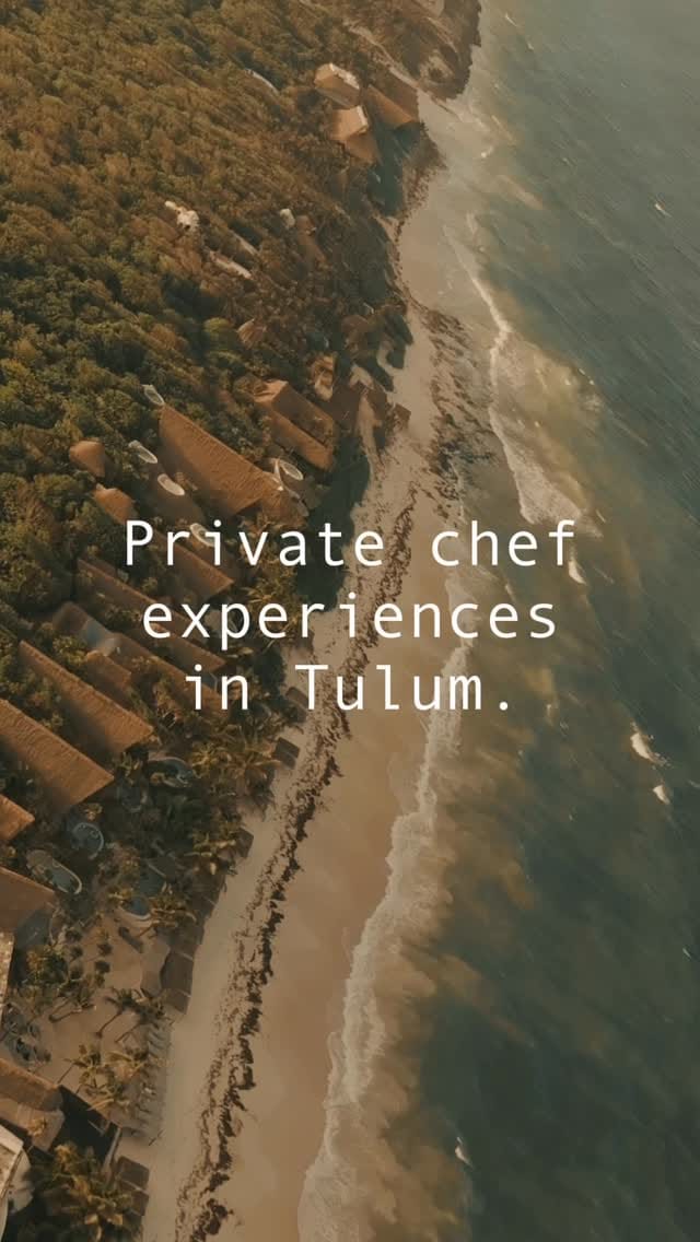 Post 5 by Ik Private Chef Tulum on Instagram (video)