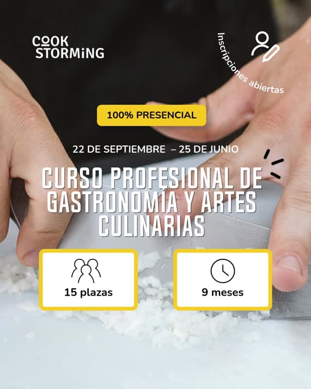 Post 1 by CookStorming | Escuela de Cocina on Instagram (carousel)