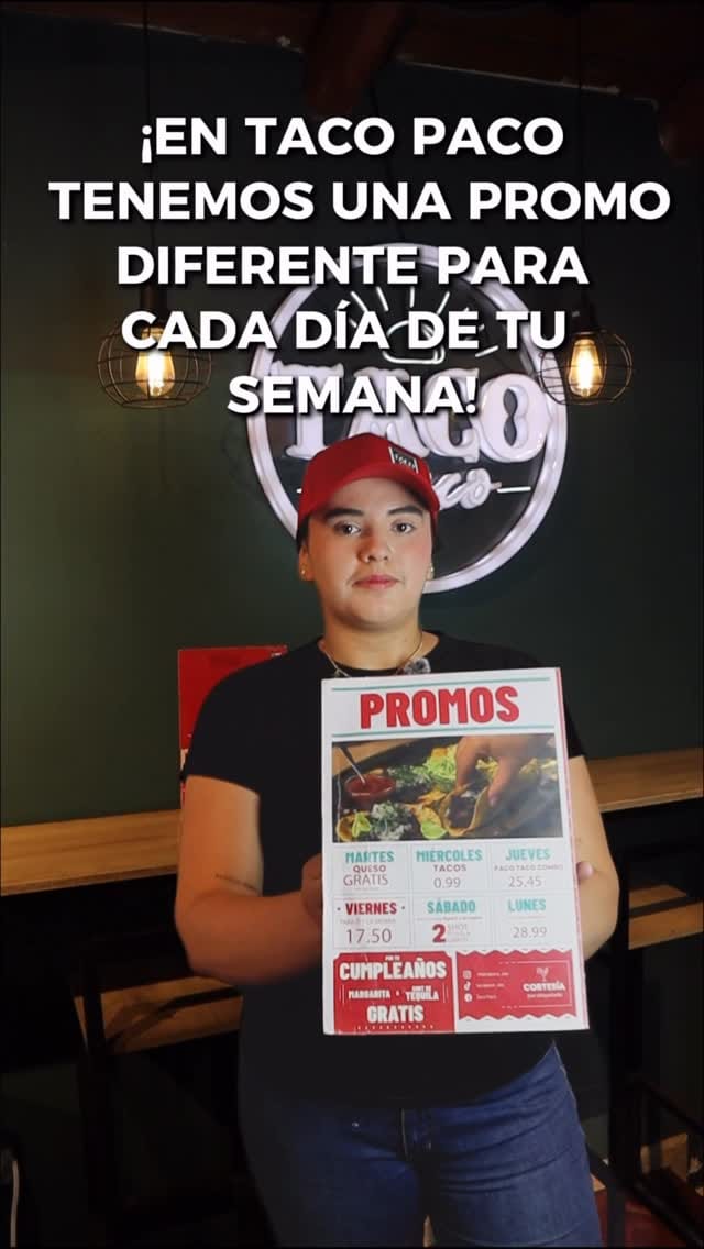 Post 1 by Taco Paco on Instagram (video)