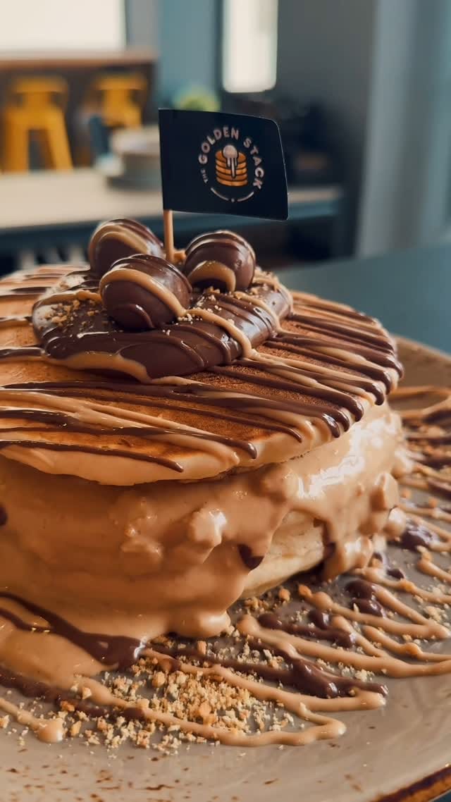 Post 10 by The Golden Stack - Pancakes on Instagram (video)