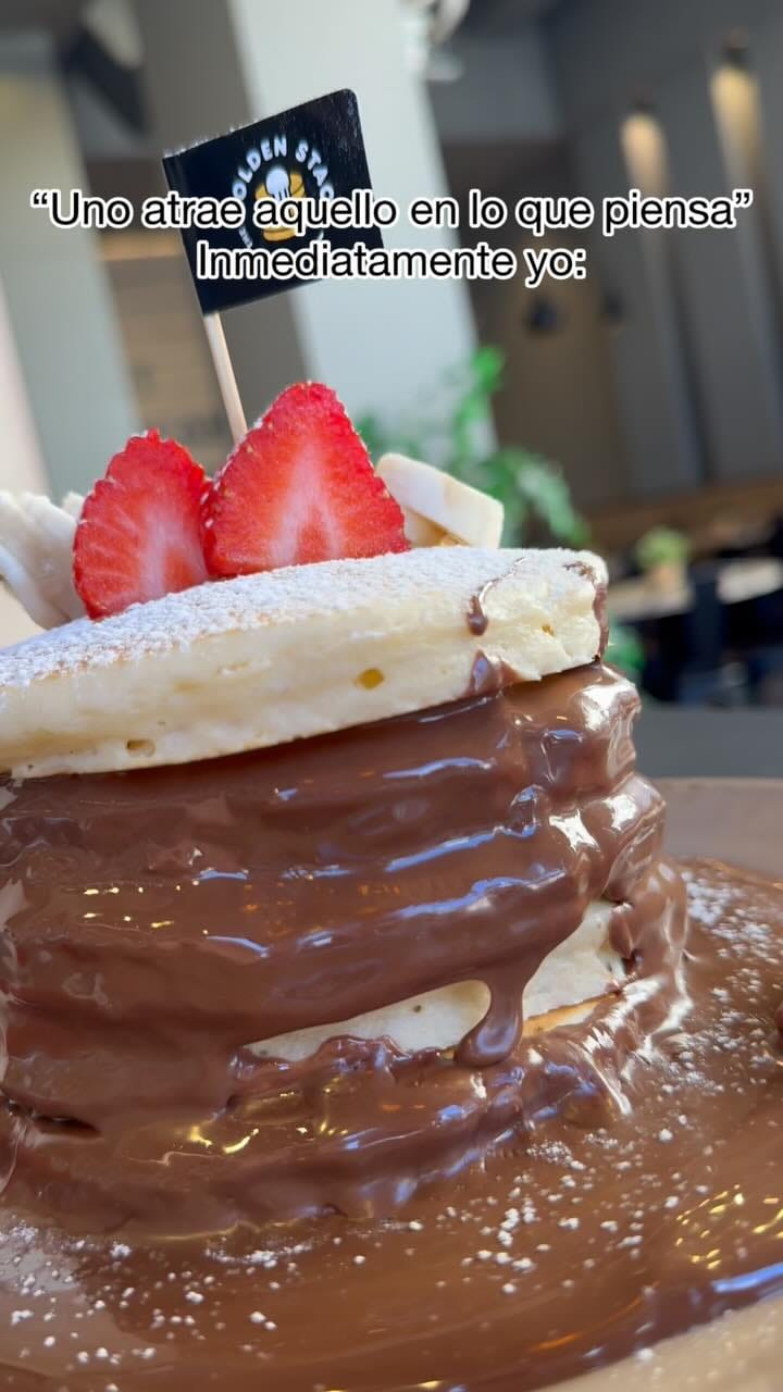 Post 9 by The Golden Stack - Pancakes on Instagram (video)