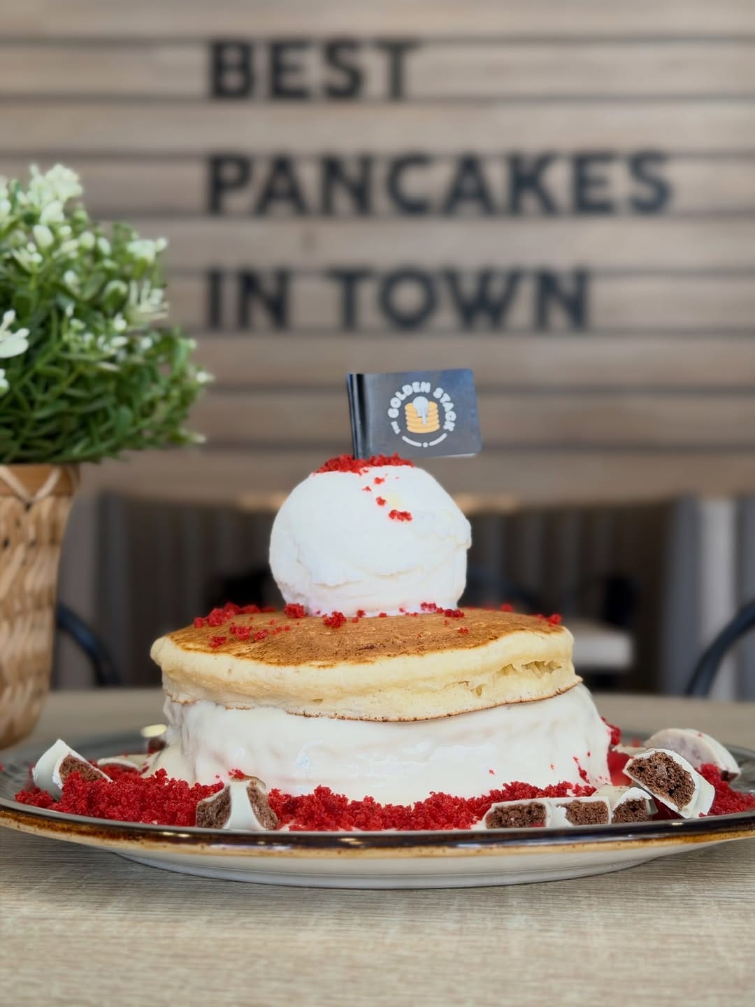 Post 2 by The Golden Stack - Pancakes on Instagram (carousel)
