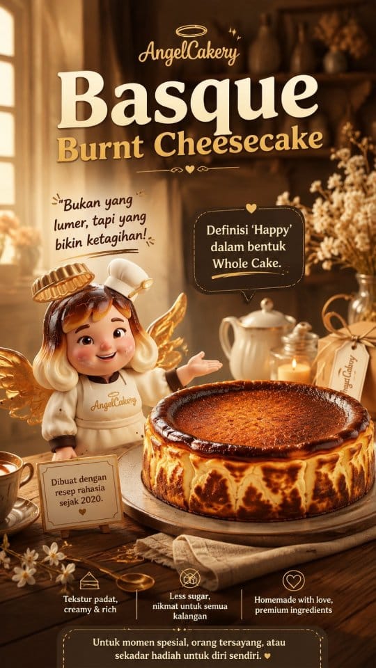 Post 2 by BASQUE BURNT CHEESECAKE on Instagram (video)
