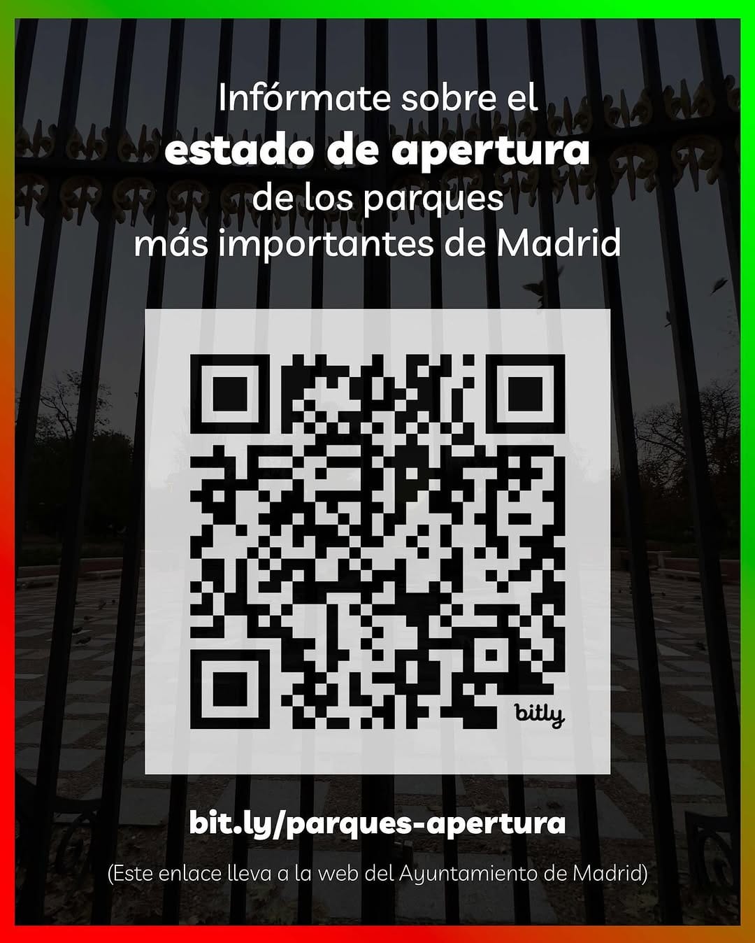 Post 10 by Parque del Retiro on Instagram (image)