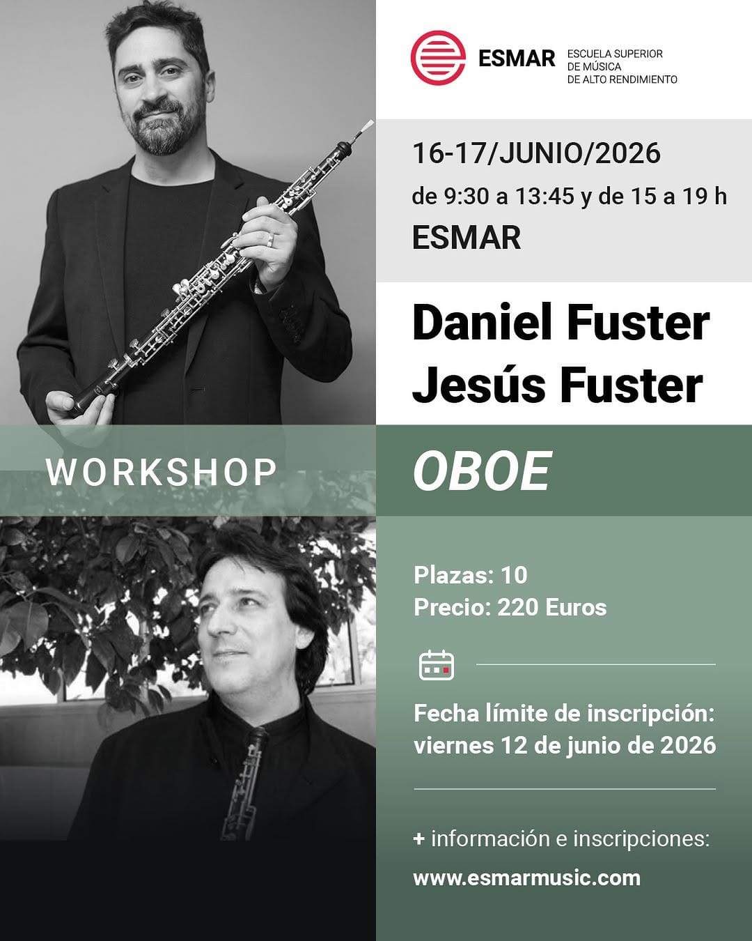 Post 7 by ESMAR | Escuela Superior de Música de Alto Rendimiento on Instagram (image)
