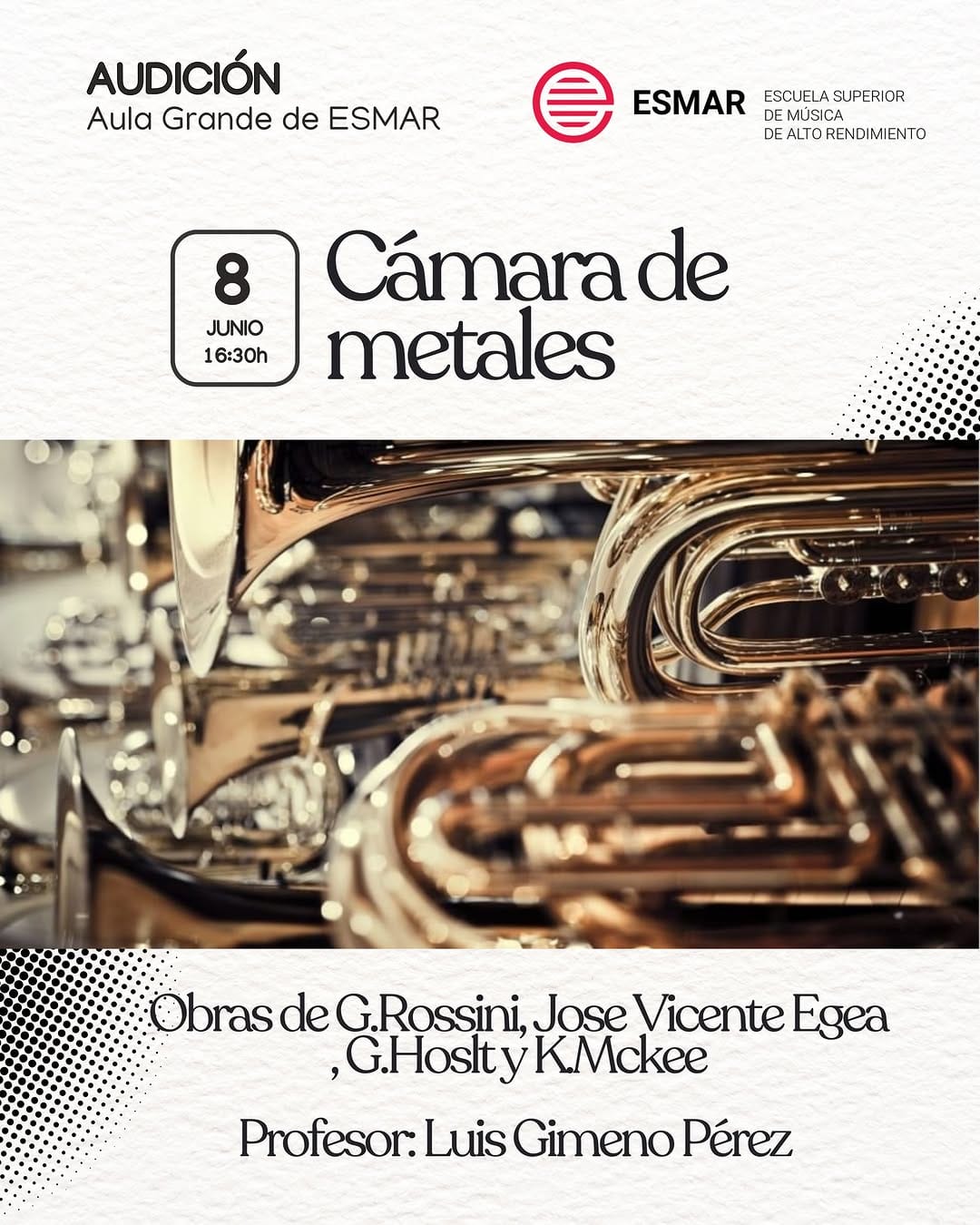 Post 4 by ESMAR | Escuela Superior de Música de Alto Rendimiento on Instagram (image)