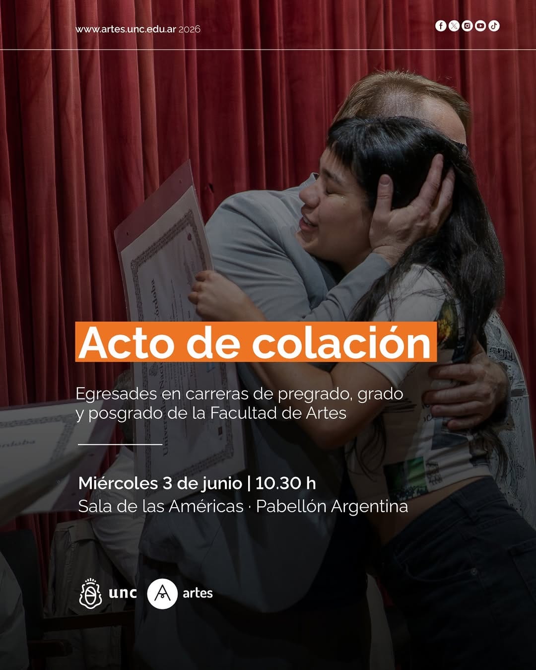 Post 9 by Facultad de Artes UNC on Instagram (image)