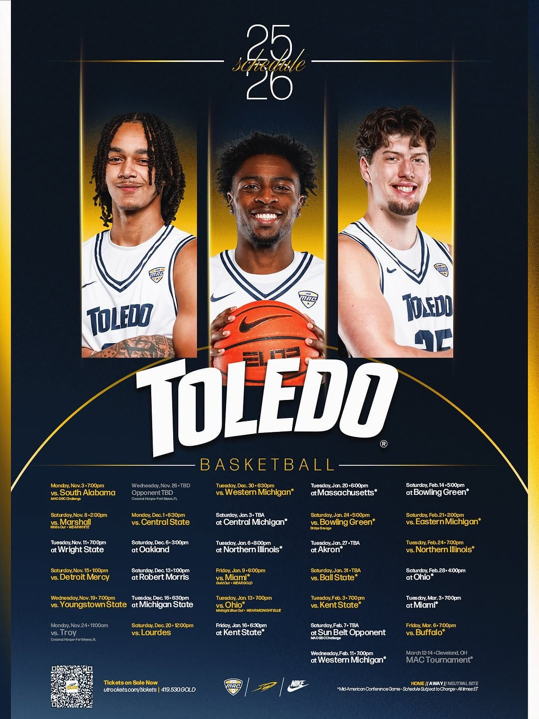 Post 10 by Toledo Men's Basketball on Instagram (image)